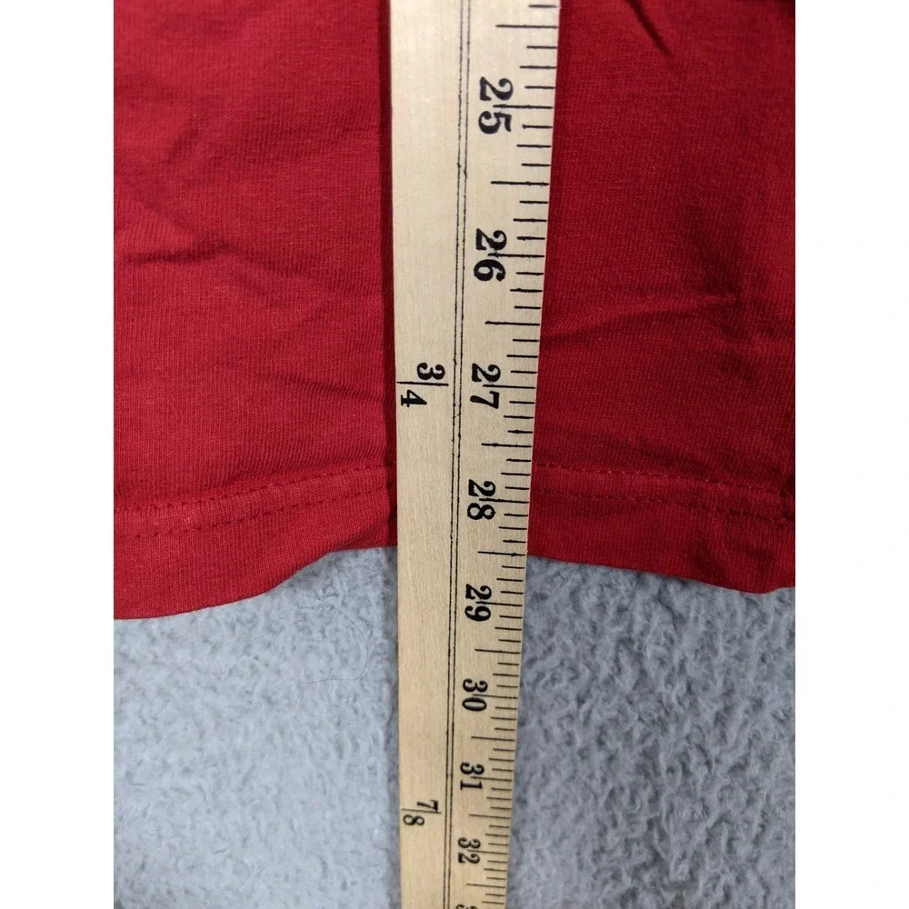 Adidas Nebraska Cornhuskers Sea Of Red Graphic T Shirt Mens M Red Football NCAA